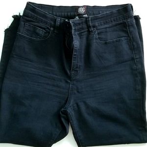 BDG Urban Outfitters High Rise Cropped Black Denim Pants Size 31